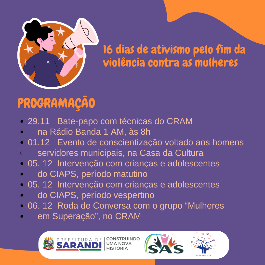 Sarandi pela erradicação da violência contra a Mulher